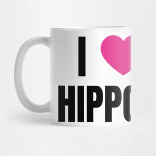 I Love Hippos Mug